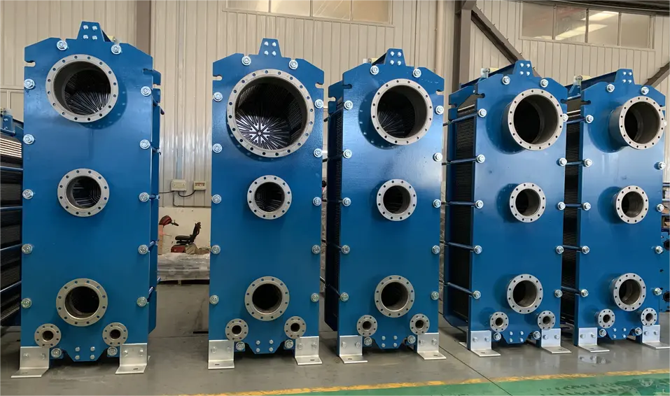 APV semi-welded plate heat exchanger